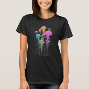 Esoteric Jellyfish Crystals Cute Illustration 1 T-Shirt