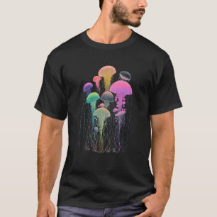 Esoteric Jellyfish Crystals Cute Illustration  1 T-Shirt