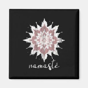 Esoteric Meditation Lotus Flower Namaste Yoga Magnet