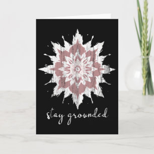 Esoteric Meditation Lotus Flower Stay Grounded Yog Card