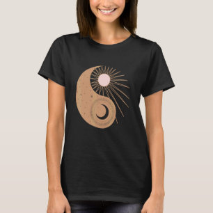 Esoteric Occult Pentagram Magic Yinyang Sun And Mo T-Shirt