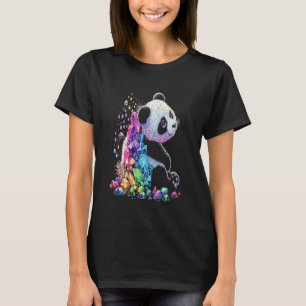 Esoteric Panda Crystals Cute Illustration 3 T-Shirt