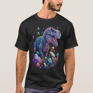 Esoteric Rex Trex Crystals Cute Illustration  5 T-Shirt