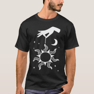 Esoteric Spiritual Moon Hand Line T-Shirt