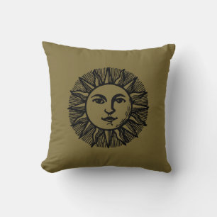 Esoteric Sun Motiff Cushion