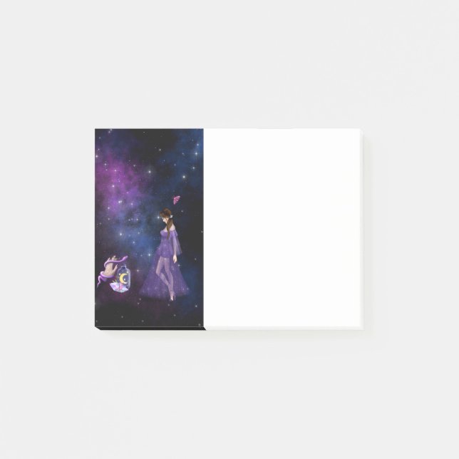 Esoteric Witchcraft Magick Purple Gift For Witch Post-it Notes (Front)