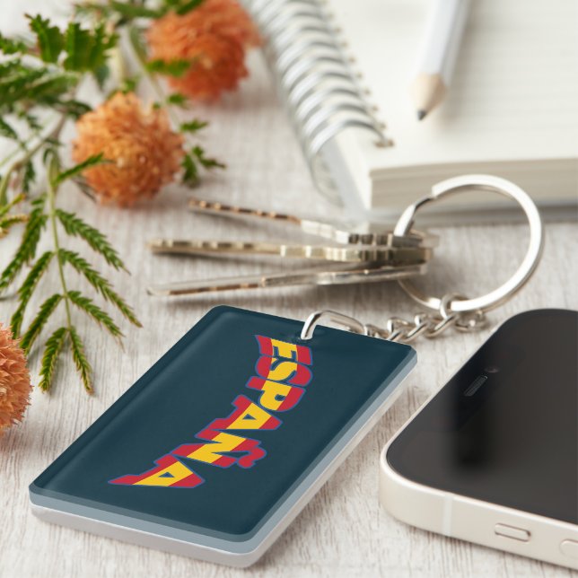 España 1 key ring (Front Right)