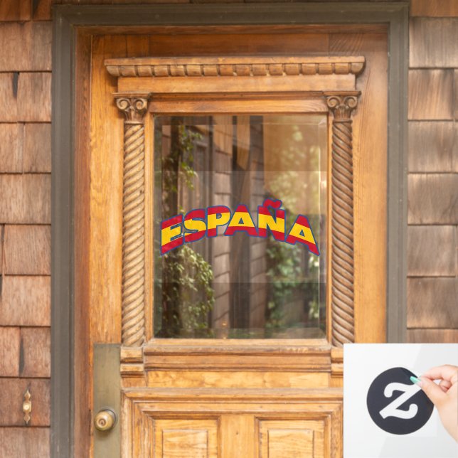España 1 window cling (Home Door)