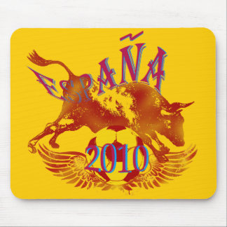 España 2010 Grunge Toro soccer ball gifts Mouse Mat
