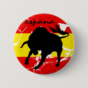 Espana 6 Cm Round Badge