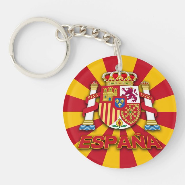 Espana Coat of Arms Key Ring (Front)