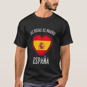 España Flag Heart Las Rozas De Madrid City T-Shirt