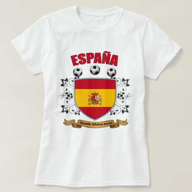 España Futbol T-Shirt (Design Front)