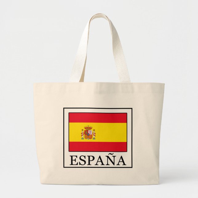 España Large Tote Bag (Front)
