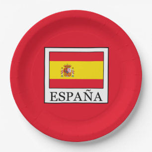 España Paper Plate