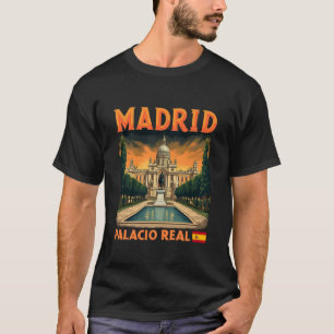 España Skyline Travel European Madrid Spain Souven T-Shirt