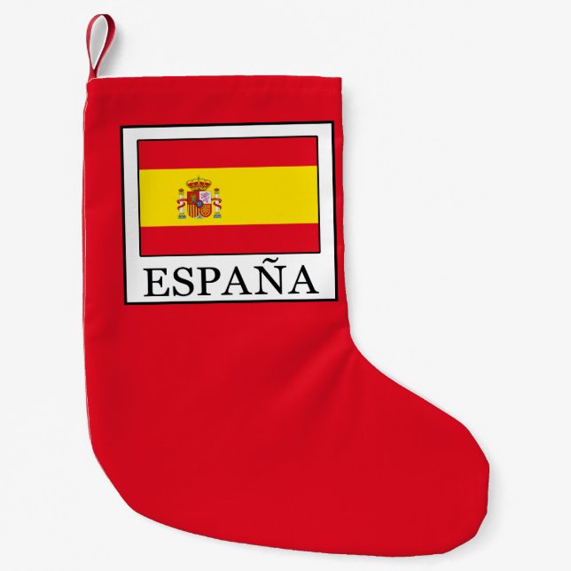 España Small Christmas Stocking (Front)