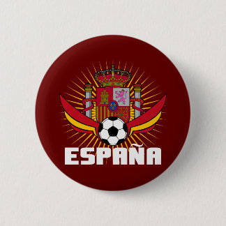 España Soccer 6 Cm Round Badge