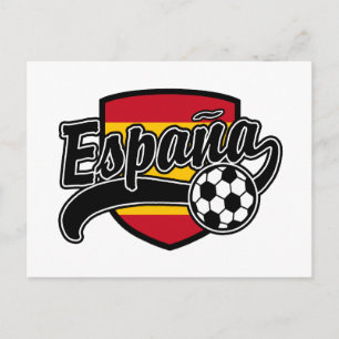 Espana Soccer Postcard