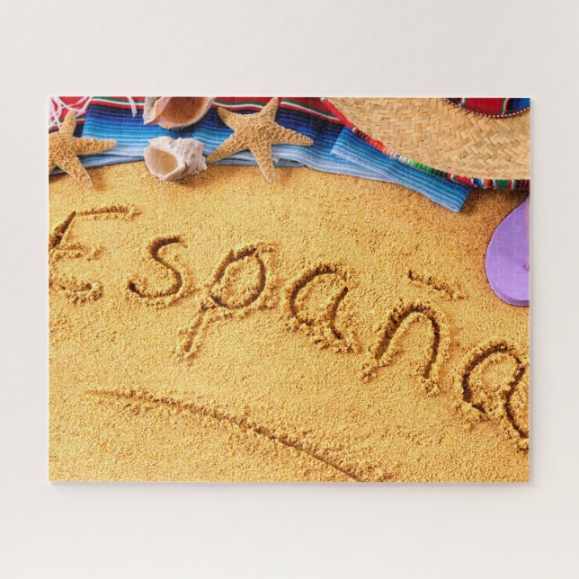 España Spain Beach photo puzzle (Horizontal)