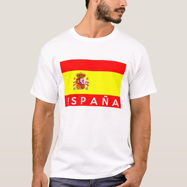 espana spain flag country spanish text name T-Shirt (Front)
