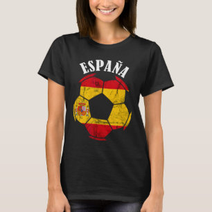 Espana Spain Flag Spain Soccer Player Spanish Prid T-Shirt