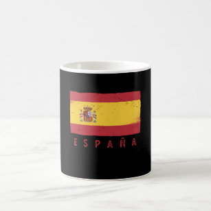 España Spanish Flag Spain Vintage Gift Football Coffee Mug