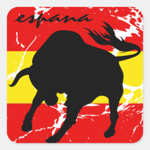 Espana Square Sticker