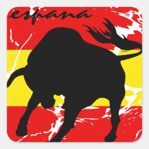 Espana Square Sticker