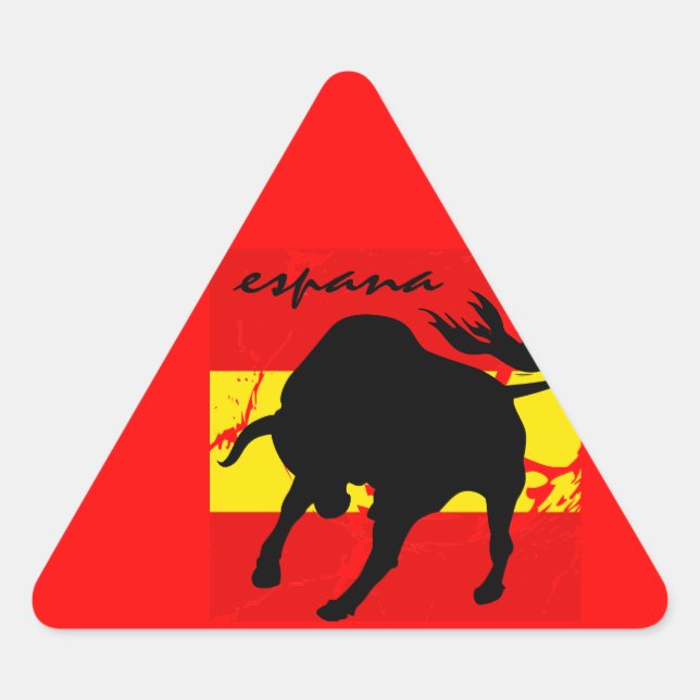 Espana Triangle Sticker (Front)