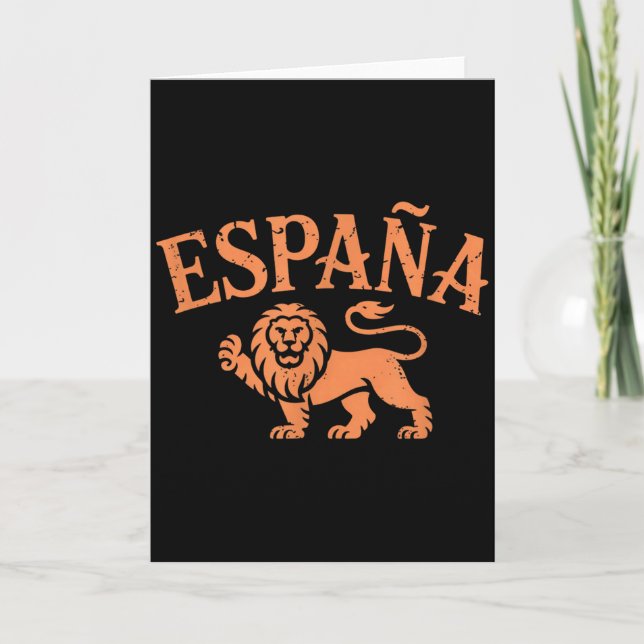 Espana Vintage Eagle Spain Heritage Pride  Card (Front)