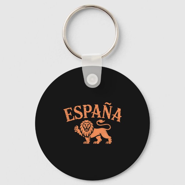 Espana Vintage Eagle Spain Heritage Pride  Key Ring (Front)
