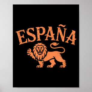 Espana Vintage Eagle Spain Heritage Pride  Poster