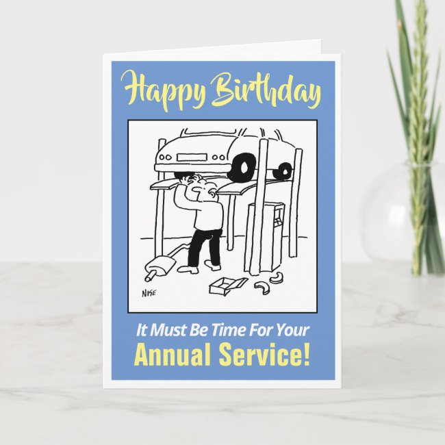 Especially for a Car Mechanic - Happy Birthday
