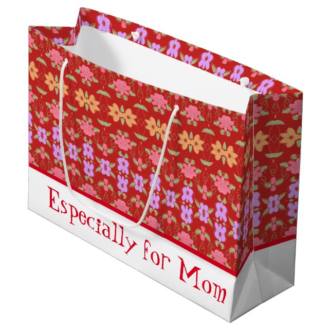 Especially For Mum Large Gift Bag (Front Angled)