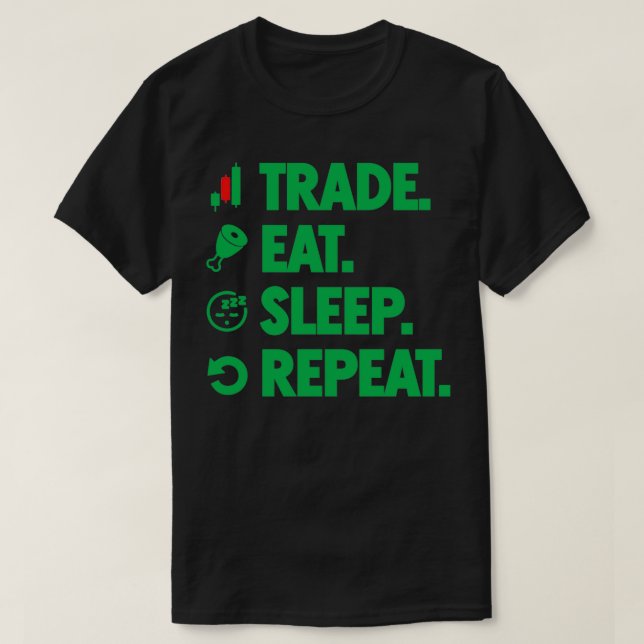 Especially for traders you must have this T-Shirt (Design Front)