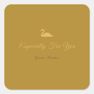 Especially for you square sticker