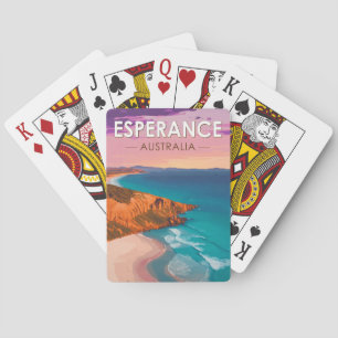 Esperance Australia Travel Art Vintage Playing Cards
