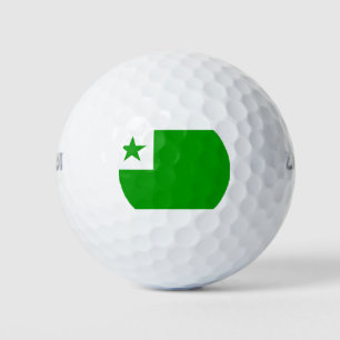 Esperanto Flag Golf Balls