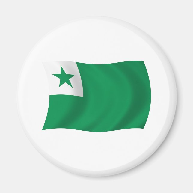 Esperanto Flag Magnet (Front)