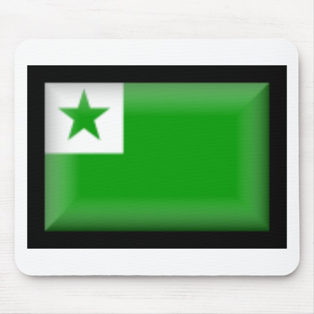 Esperanto Flag Mouse Mat (Front)