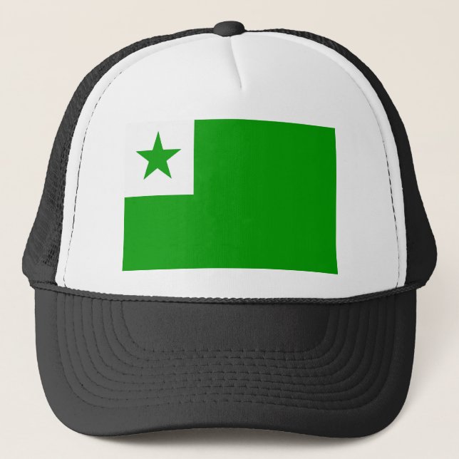 Esperanto flag trucker hat (Front)
