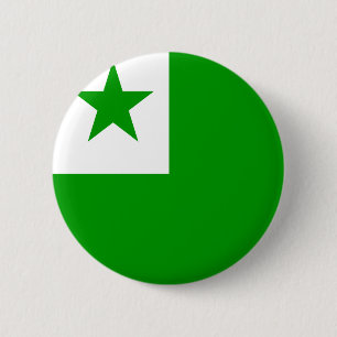 Esperanto High quality Flag 6 Cm Round Badge