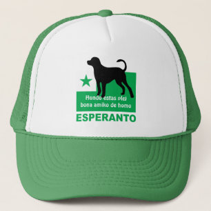 Esperanto / "Hundo estas plej bona amiko de homo", Trucker Hat