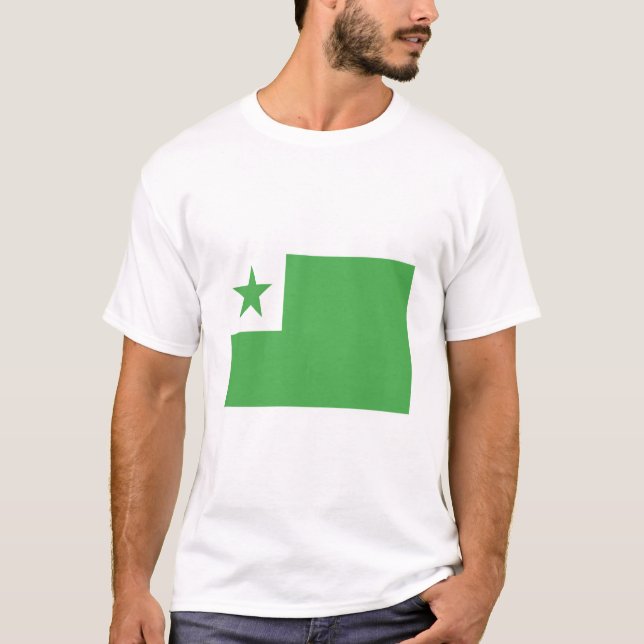 Esperanto  "Komenco bona Laboro duona" T-Shirt (Front)