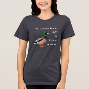 Esperanto: Mi fartas bone, ĉar mi havas anason. Tri-Blend Shirt