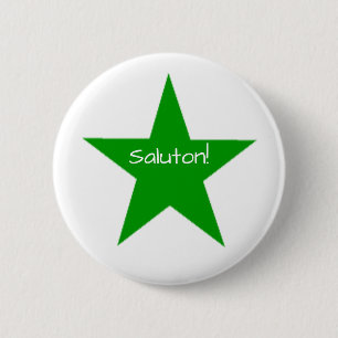 Esperanto: Saluton 6 Cm Round Badge