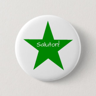 Esperanto: Saluton 6 Cm Round Badge