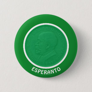 Esperanto / Zamenhof, 6 Cm Round Badge