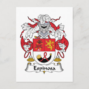 Espinosa Family Crest Postcard